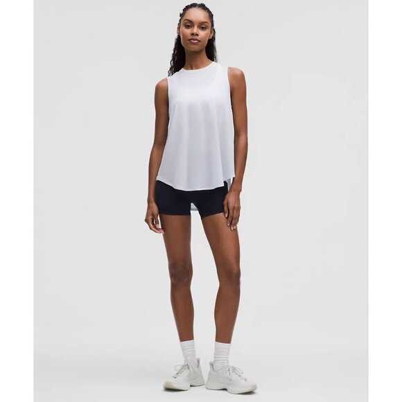 Lightweight Split-Back Training Tank Top - Starch Blue - Picture 3 of 4